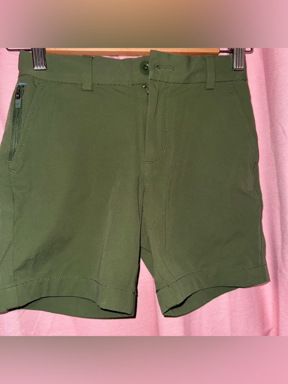 Vineyard Vines Olive Green Stretch Hybrid Shorts